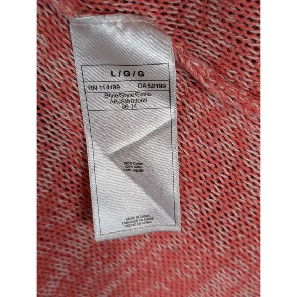 Roxy Hooded Knit Sweater Red/Pink Women's Size Large - Picture 9 of 13